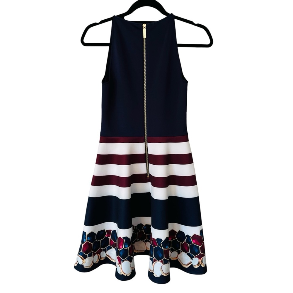 Ted Baker London Annalie Rowing Stripe Skater Dress - Picture 7 of 8